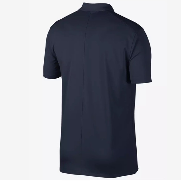 Nike Dri-Fit Victory Obsidian Blue Golf Polo Shirt - Picture 6 of 8